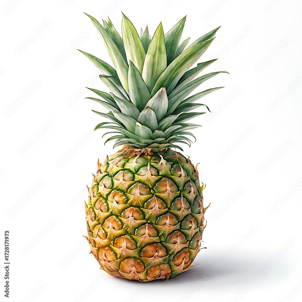 Fototapeta premium slice of fruits on white background
