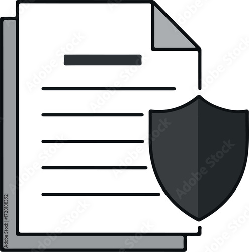 Secure Document Protection Concept Illustrating Confidentiality and Privacy.