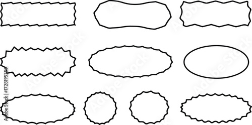 Shapes and Outlines A Collection of Geometric Forms.