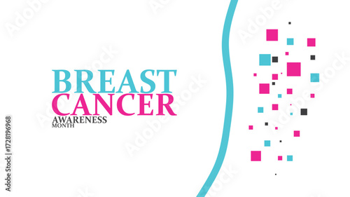 Breast Cancer awareness month BCAM is observed every year in October, to increase awareness of the disease and templet