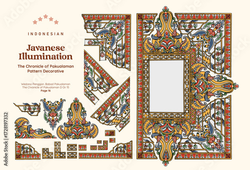Obraz na plátně An Illustration Depicting the Cultural Heritage of Yogyakarta Indonesia