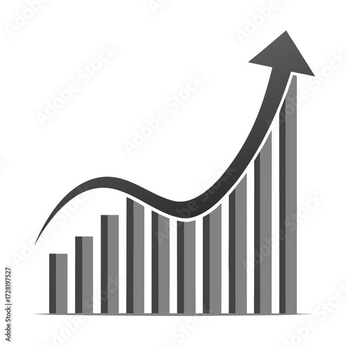 line art growth chart