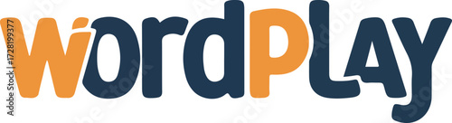 Wordplay Logo Design Creative Typography Brand Identity.
