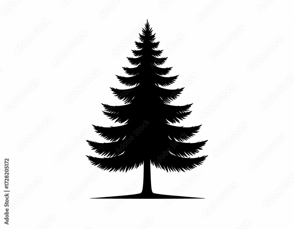 Fototapeta premium christmas tree vector