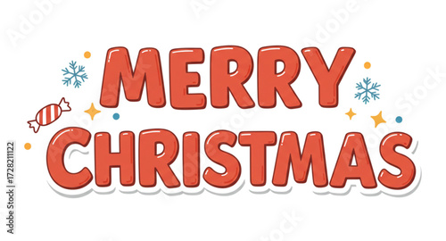 merry christmas lettering