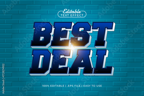 best deal editable text effect