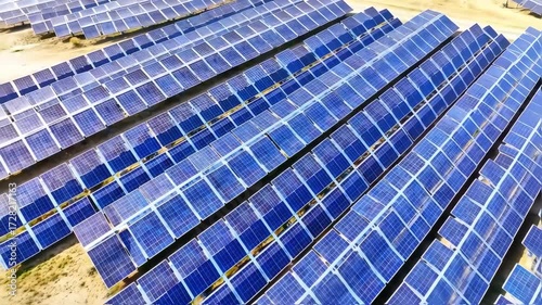 Extensive Array of Solar Panels