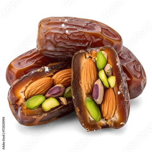 Stuffed Medjool Dates with Almonds and Pistachios