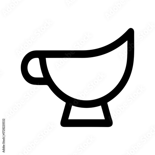 Gravy Boat Outline