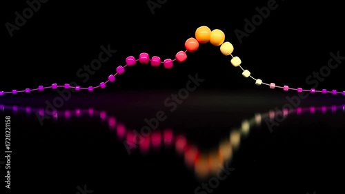 Equalizer beat audio visualization DJ VJ loop 
