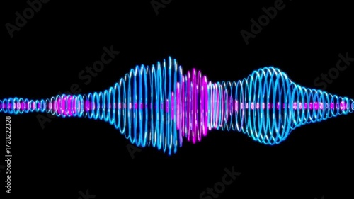 Equalizer beat audio visualization DJ VJ loop 