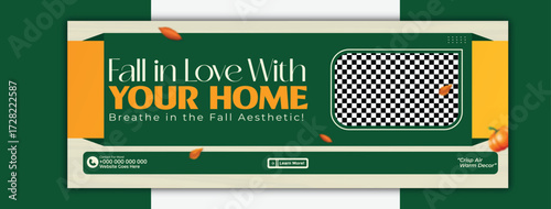Autumn aesthetic for your home, discover our designs and bring the warmth of fall banner template