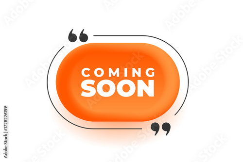 3d style coming soon button for new teaser or page launch