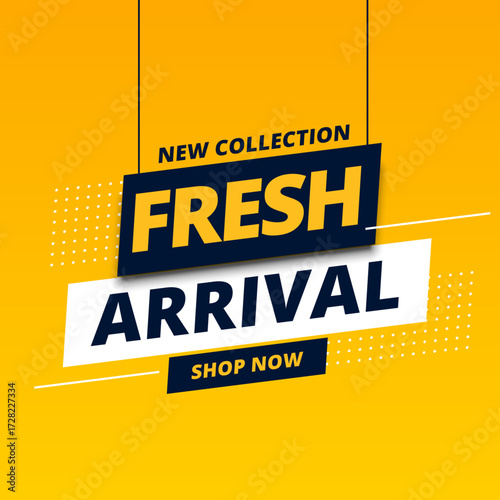 hanging style fresh arrival templates for online or retail store
