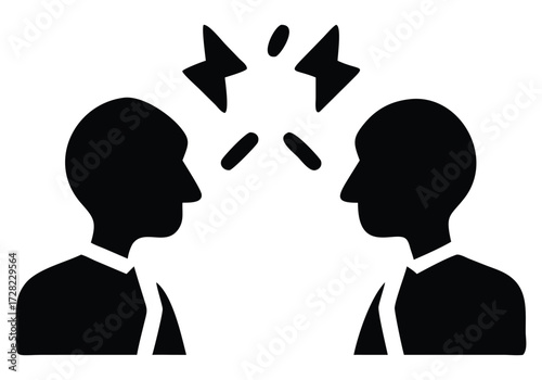 Conflict Resolution Silhouette