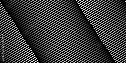 Thin line halftone gradient texture. Fading vertical stripe gradation background. Repeating wide pattern backdrop. Black parallel lines wallpaper for overlay, print, cover, banner,