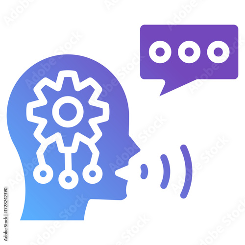 Colorful Gradient NLP Icon