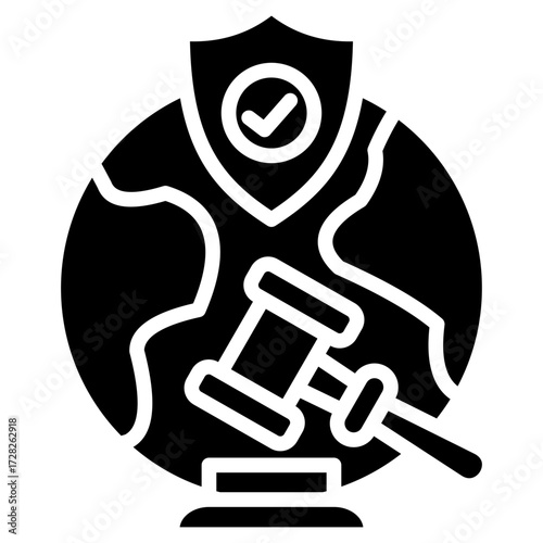 Foreign Policy glyph icon