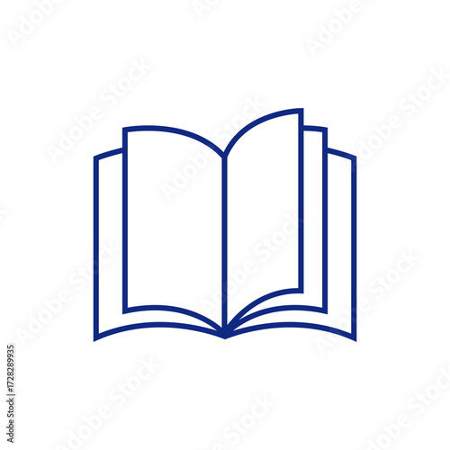 book design icon vecktor ilustration