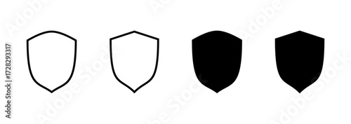 Shield icon vector. Protection icon. Security sign and symbol