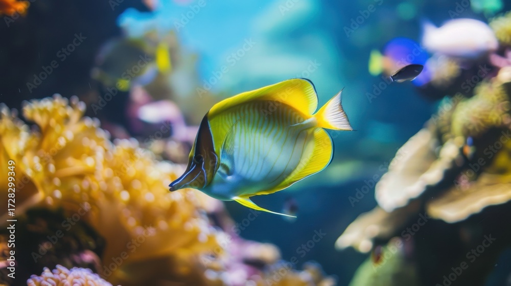 Obraz premium Tropical Marine Life: Colorful Fish, Coral Reefs, Underwater Scuba Diving & Egyptian Ocean Vistas