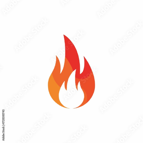 vector fire icon