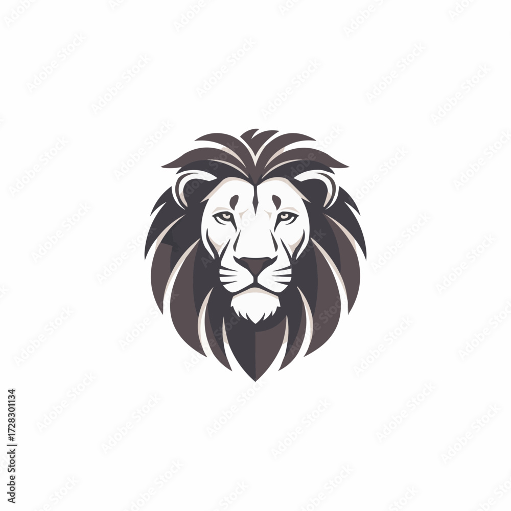 Obraz premium lion head vector