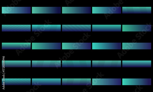Abstract gradient background with blue and cyan rectangles
