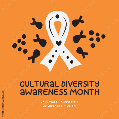 Cultural Diversity Awareness month, Vector Illustration Awareness Design.
