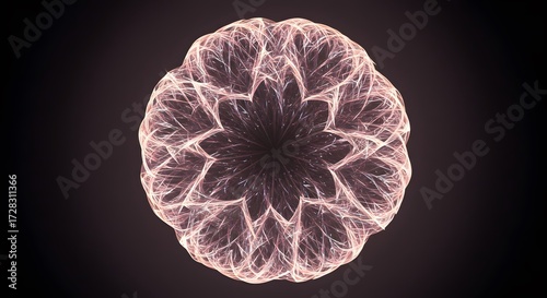 Abstract floral design