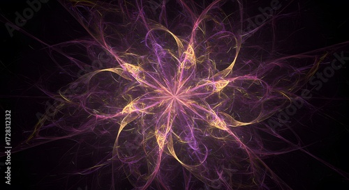 Abstract flower design