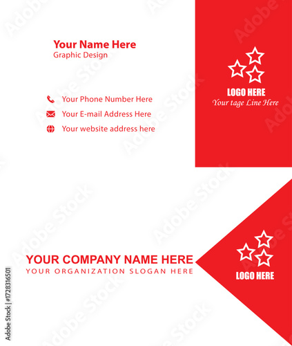 Corporate Creative Exclusive Editing Modern Business Card Design Double-Sided