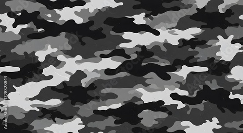 Abstract gray camo pattern