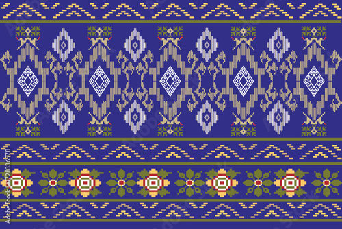 Floral Code: Loomed Legacy pattern seamless