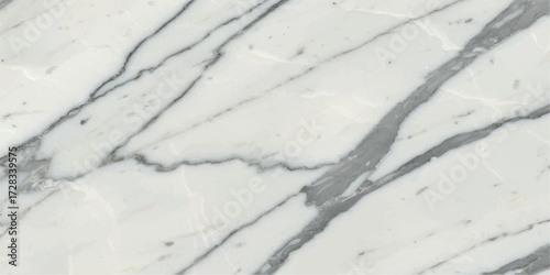 Elegant Marble Surface with Gray Veins Perfect for Design Projects