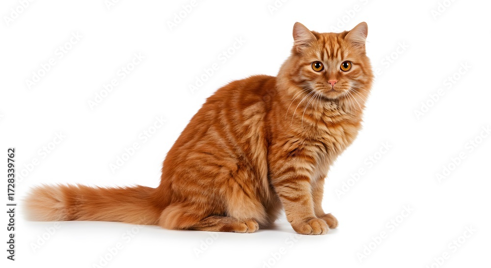 Obraz premium Orange cat portrait