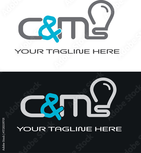 logo_designs_cm_electric_logo_full_editable