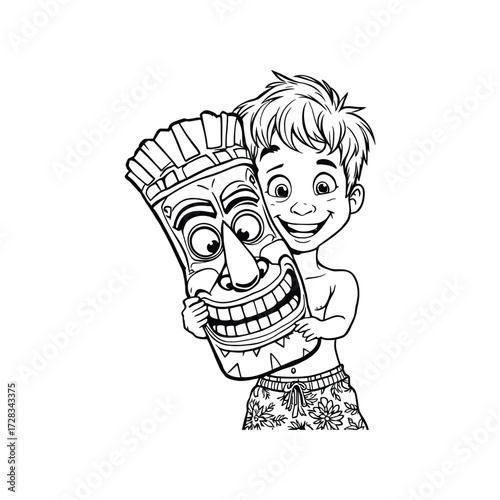 Cartoon Drawing of a Young Knight in Shining Armor with a Grumpy Expression
