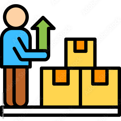 Producer Supply lineal color icon