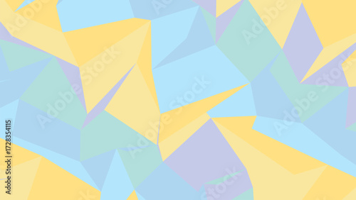 Abstract Geometric Background with Pastel Colors Modern Design Wallpaper Texture