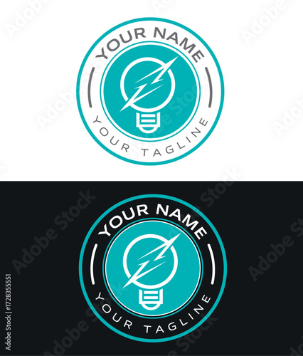 logo_designs_electrical_company_round_logo_full_editable
