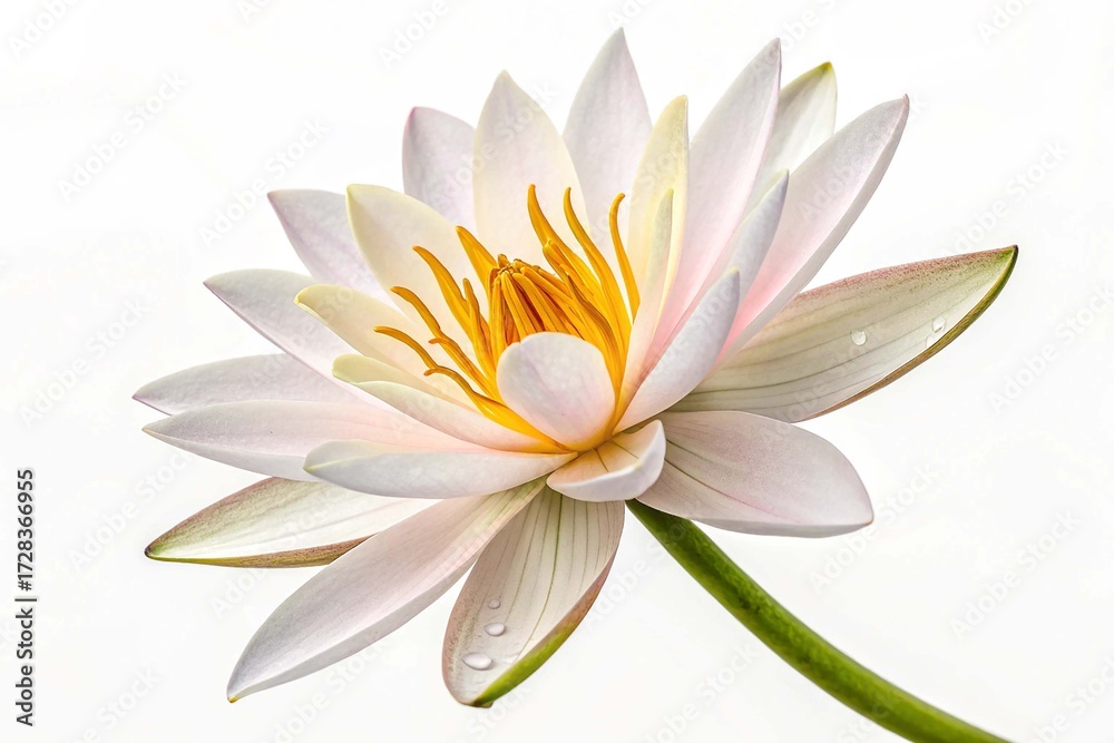 Fototapeta premium lilly flower on white background