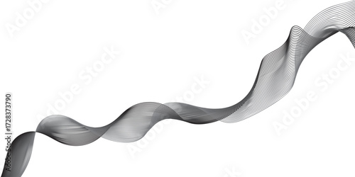 plastic pipe isolated on white background.web line