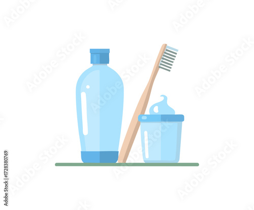 Toothbrush And Toothpaste