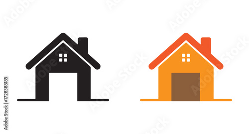 House icon set. vector illustration eps 10