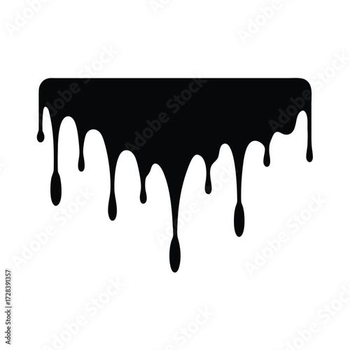 acrylic paint drip background icon