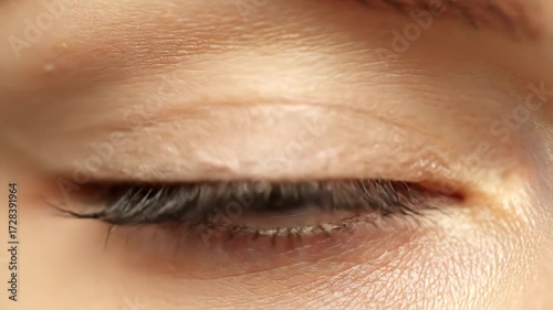 Captivating human eye detail with vibrant iris and intricate textures, conveying perception and awareness in high definition