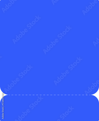 파란색 세로 쿠폰