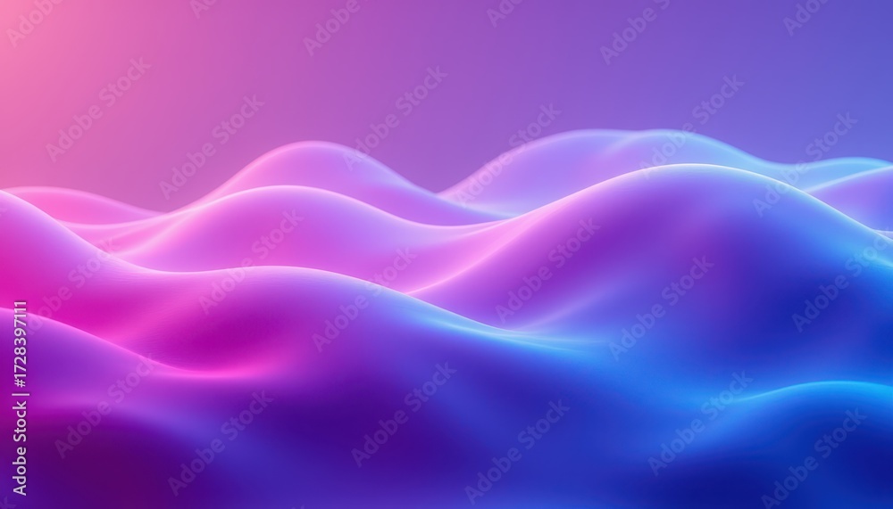 Obraz premium Vibrant abstract wave pattern background, colorful design for modern digital art and graphic projects