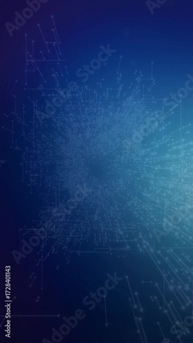 Random digital data matrix of binary code numbers text space. motion background for technology, cyberspace big data Digital world data space number. cyber security, data code, communication business